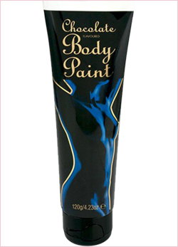 Pittura per il corpo al cioccolato Body paint