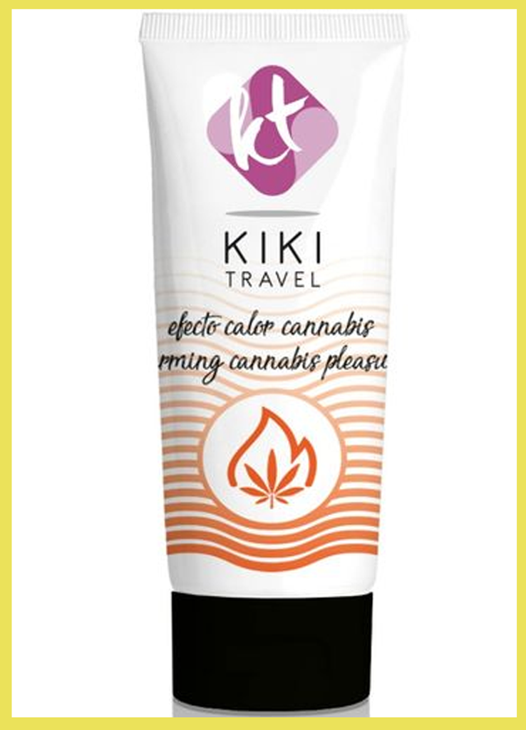 LUBRIFICANTE EFFETTO CALDO KIK TRAVEL CANNABIS 50 ML