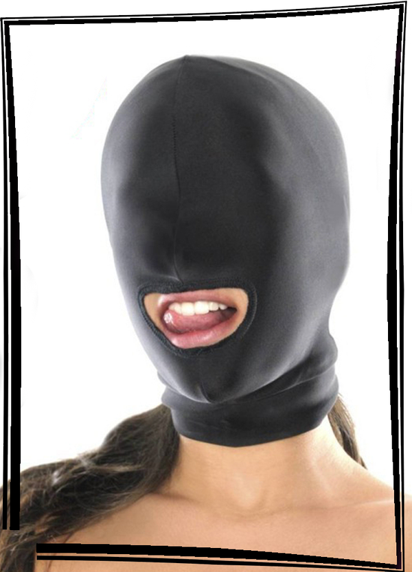 Copia del Spandex 1 Hole Hood Black