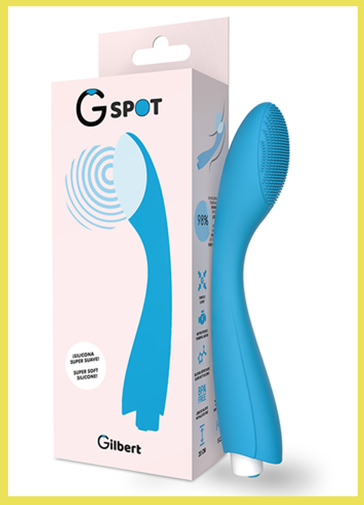 VIBRATORE G-SPOT GYLBERT BLU